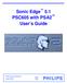 Sonic Edge 5.1 PSC605 with PSA2 User s Guide Philips Sound Solutions August 2002