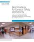Best Practices for Campus Safety and Security