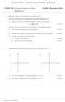 UNIT 29 Using Graphs to Solve Equations: CSEC Revision Test