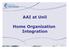 AAI at Unil. Home Organization Integration