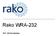 Rako WRA-232. TCP / RS232 Interface