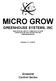 MICRO GROW GREENHOUSE SYSTEMS, INC