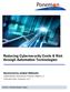 Reducing Cybersecurity Costs & Risk through Automation Technologies