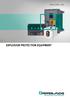 EXPLOSION PROTECTION EQUIPMENT PROCESS AUTOMATION