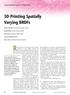 3D-Printing Spatially Varying BRDFs