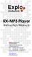 Explo Zündtechnik. RX-MP3 Player Instruction Manual. Zündtechnik