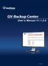 GV-Backup Center User's Manual V