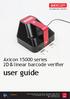 user guide Axicon series 2D & linear barcode verifier THE BARCODE EXPERTS Industry Partner