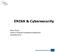 ENISA & Cybersecurity. Steve Purser Head of Technical Competence Department December 2012