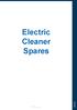 Electric Cleaner Spares
