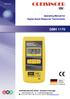 GMH Operating Manual for Digital Quick-Response Thermometer