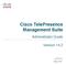 Cisco TelePresence Management Suite