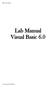 Lab Manual Visual Basic 6.0
