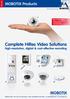 Complete HiRes Video Solutions high-resolution, digital & cost-effective recording