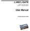 L-INX/L-GATE. User Manual. L-INX Automation Server L-GATE Universal Gateway. LOYTEC electronics GmbH