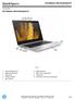 QuickSpecs. Overview. HP EliteBook 1040 G4 Notebook PC. Front