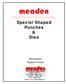 meaden Special Shaped Punches & Dies Information English Version