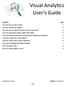 Visual Analytics User s Guide