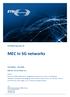 MEC in 5G networks. ETSI White Paper No. 28. First edition June ISBN No