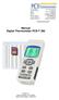 Manual Digital Thermometer PCE-T 390