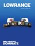 Lowrance Product Guide Contents