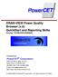 DRAN-VIEW Power Quality Browser (v.6) QuickStart and Reporting Skills Course: TS-DB-DV6 (PQS204)