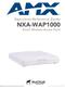 Operation/Reference Guide NXA-WAP1000. Smart Wireless Access Point. Network/Communication