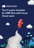 The 11-point checklist for SMB Microsoft Azure Cloud users