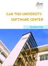 CAN THO UNIVERSITY SOFTWARE CENTER