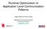 Runtime Optimization of Application Level Communication Patterns