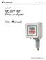 NUFLO TM. MC-III WP Flow Analyzer. User Manual. Manual No. 9A , Rev. 02