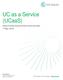 UC as a Service (UCaaS)