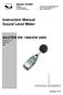 Instruction Manual Sound Level Meter