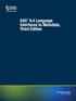 SAS 9.4 Language Interfaces to Metadata, Third Edition