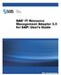 SAS. IT Resource Management Adapter 3.5 for SAP: User's Guide. SAS Documentation