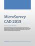 MicroSurvey CAD Features and Benefits
