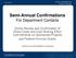 Semi-Annual Confirmations For Department Contacts