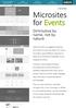 Microsites for Events