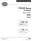 FB 2200 Series Indicator