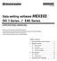 Data setting software MEXE02 DGⅡSeries / EAS Series