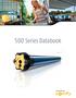 500 Series Databook. Sonesse 50. HOME MOTION by