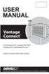 USER MANUAL. Vantage Connect. For Vantage Pro2, Vantage Pro2 Plus, Vantage Vue and Weather Envoy. Product numbers 6620, 6621 & 6622