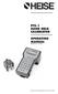 PTE-1 HAND HELD CALIBRATOR OPERATING MANUAL REVISION 4.6 3/2004 I&M /00 (HHHC-MAN) 1P6/00 7P10/ AMR