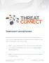 ThreatConnect Learning Exercises