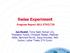 Swiss Experiment. Progress Report 2011 ETHZ/TIK