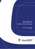 AusCERT Certificate Services Manager.  AusCERT Certificate Services Manager SSL Web Service API 1