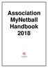 Association MyNetball Handbook 2018
