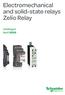 Electromechanical and solid-state relays Zelio Relay. Catalogue April 2009