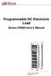 Programmable DC Electronic Load Series IT8900 User s Manual