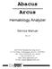 Abacus Arcus. Service Manual. Rev. 2.4
